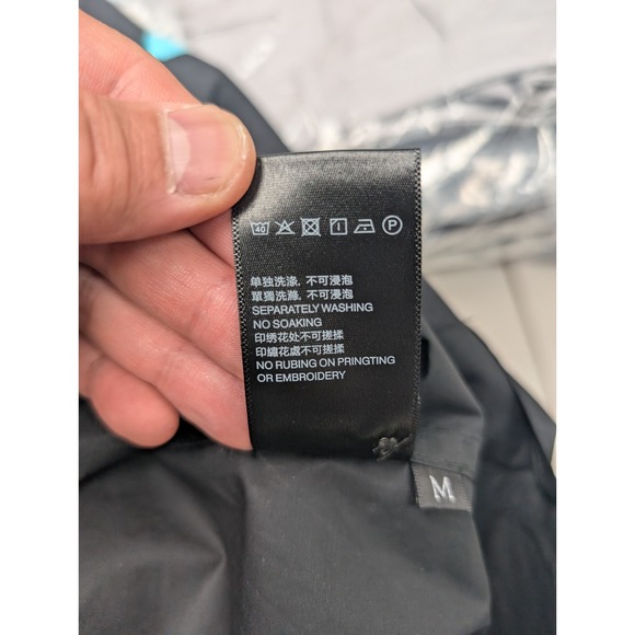 CEEC-LA Shirt Mens Medium Black Blue RAVE Night Poplin Button Up New MSRP $180 - Picture 8 of 9